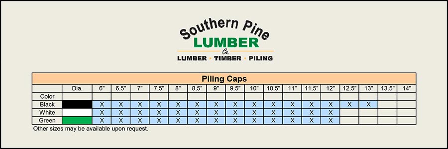 Southern Pine Lumber | Piling Caps